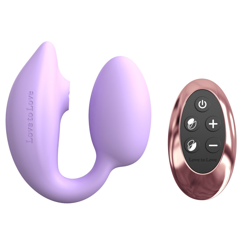 Love to Love Stimulateur Clitoris et Point G Wonderlover Love to Love Mauve